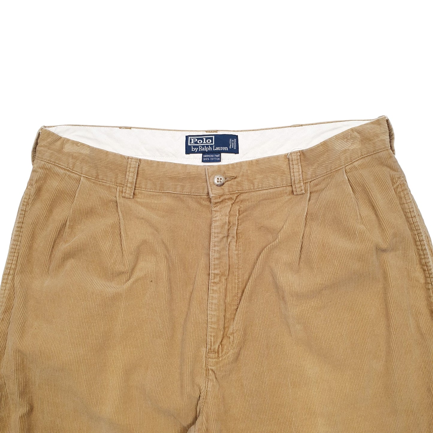 Mens Tan Polo Ralph Lauren  Corduroy Trousers