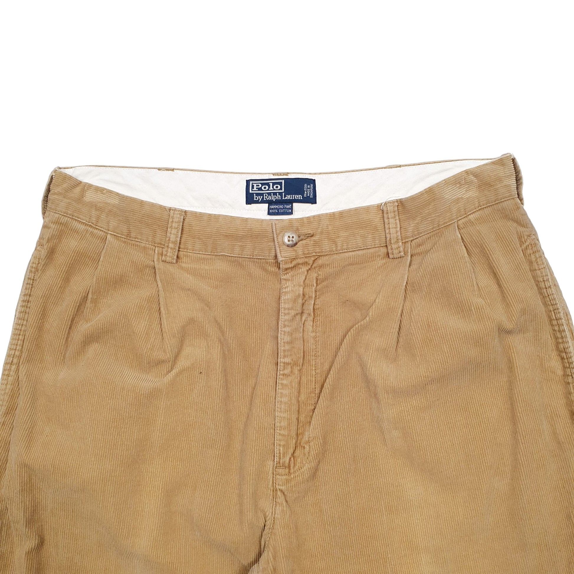 Mens Tan Polo Ralph Lauren  Corduroy Trousers