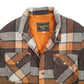 Mens Brown Catalina Men Vintage 1980s 90s Plaid Cruiser Shacket Shirt  Coat