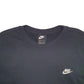 Mens Black Nike Swoosh Crewneck Jumper