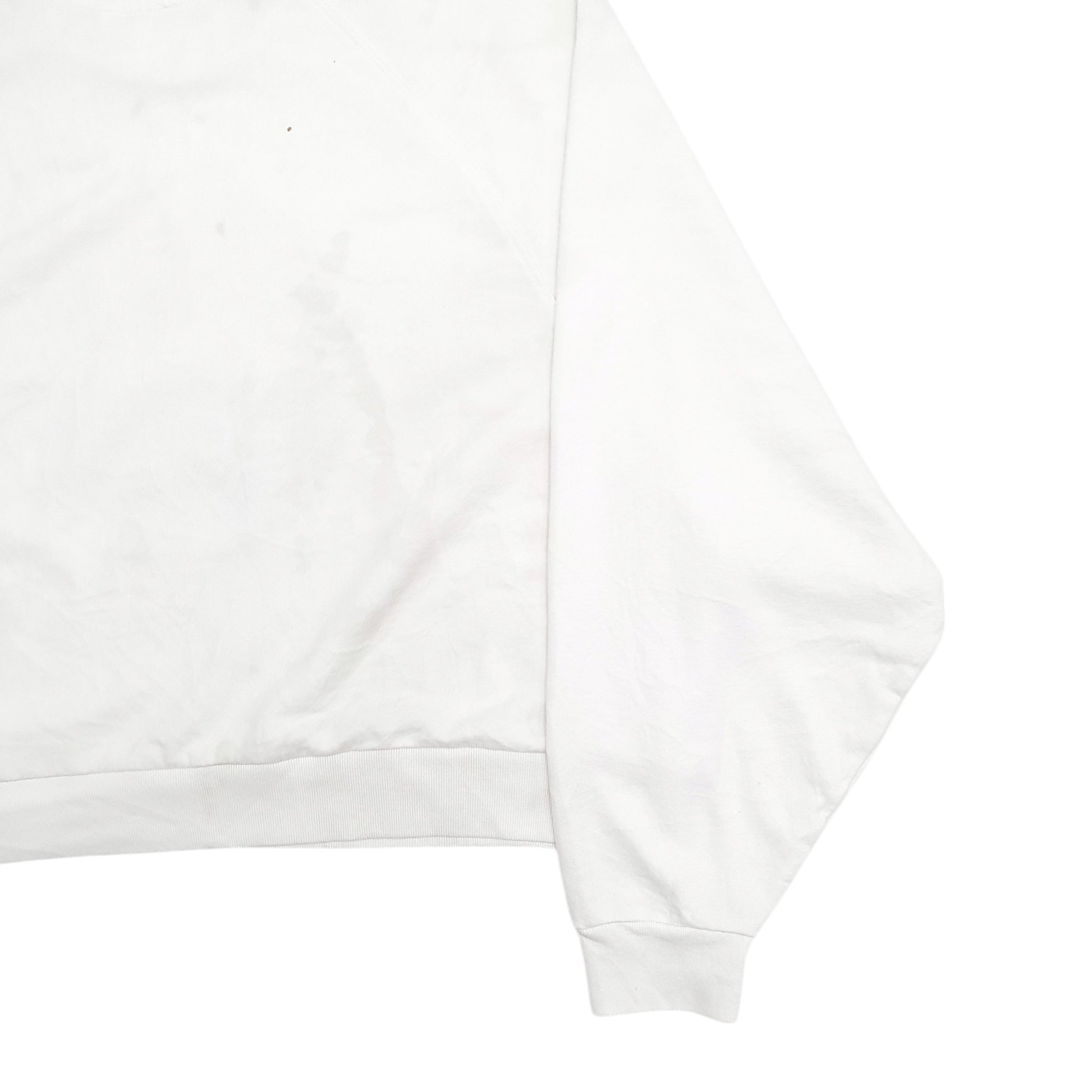 Womens White Levis Spellout Crewneck Jumper