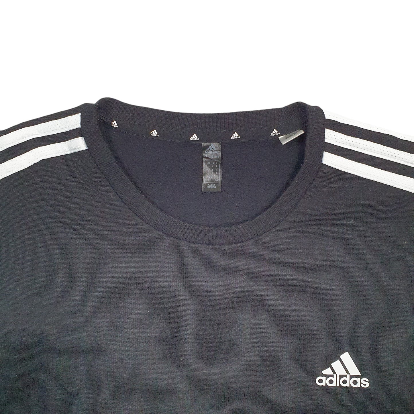 Mens Black Adidas  Crewneck Jumper