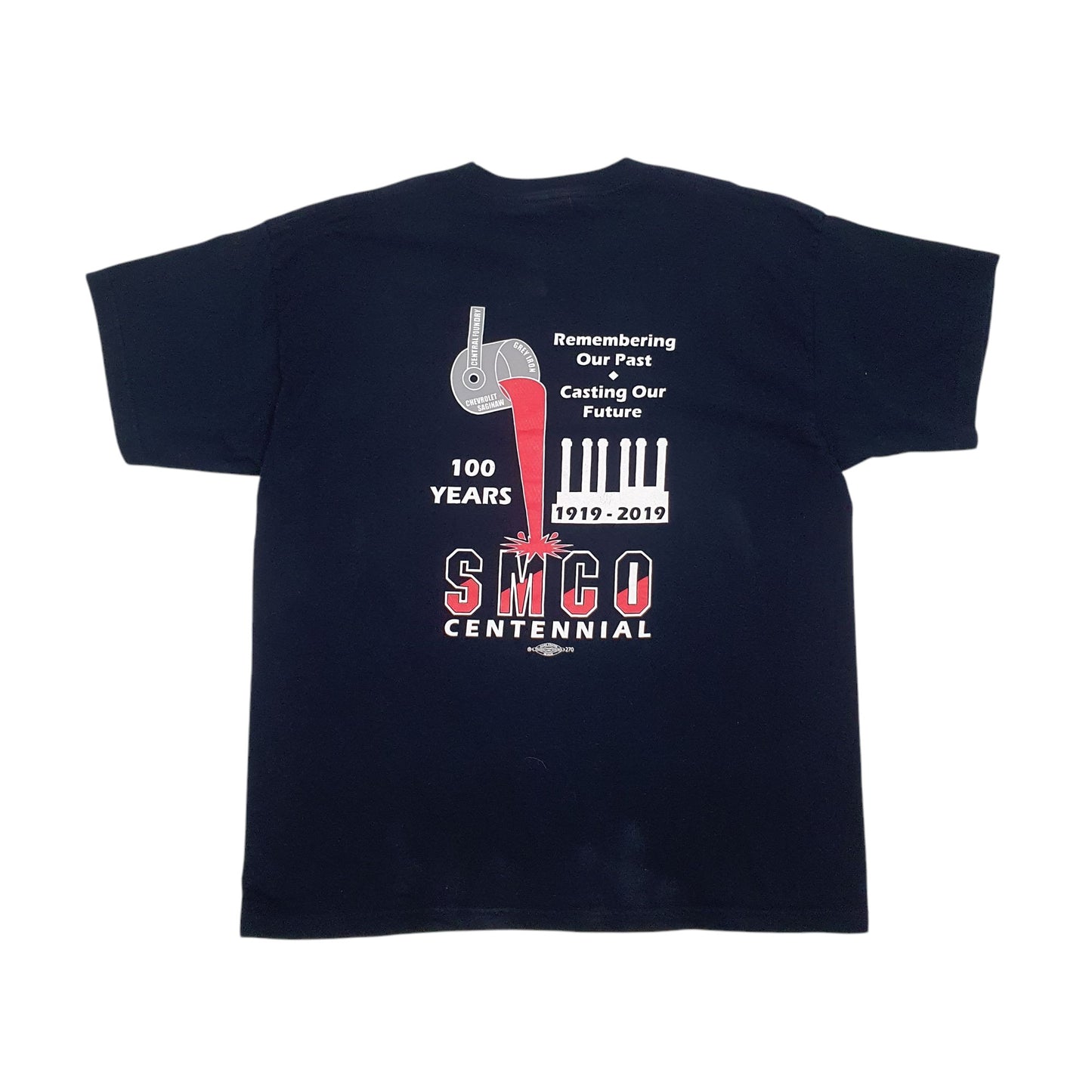 Mens Black Union Made Made In USA Preshrunk Short Sleeve T Shirt