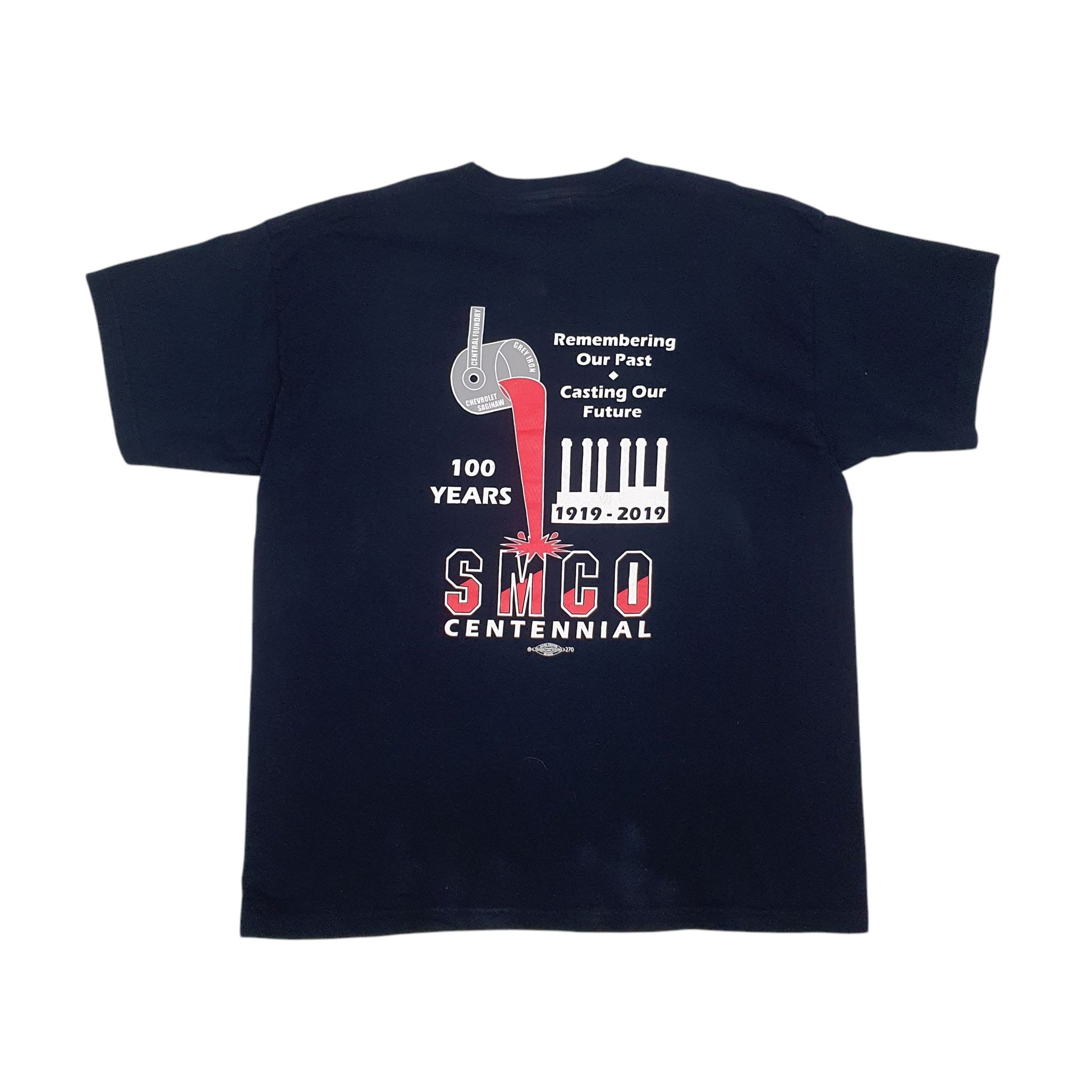 Mens Black Union Made Made In USA Preshrunk Short Sleeve T Shirt