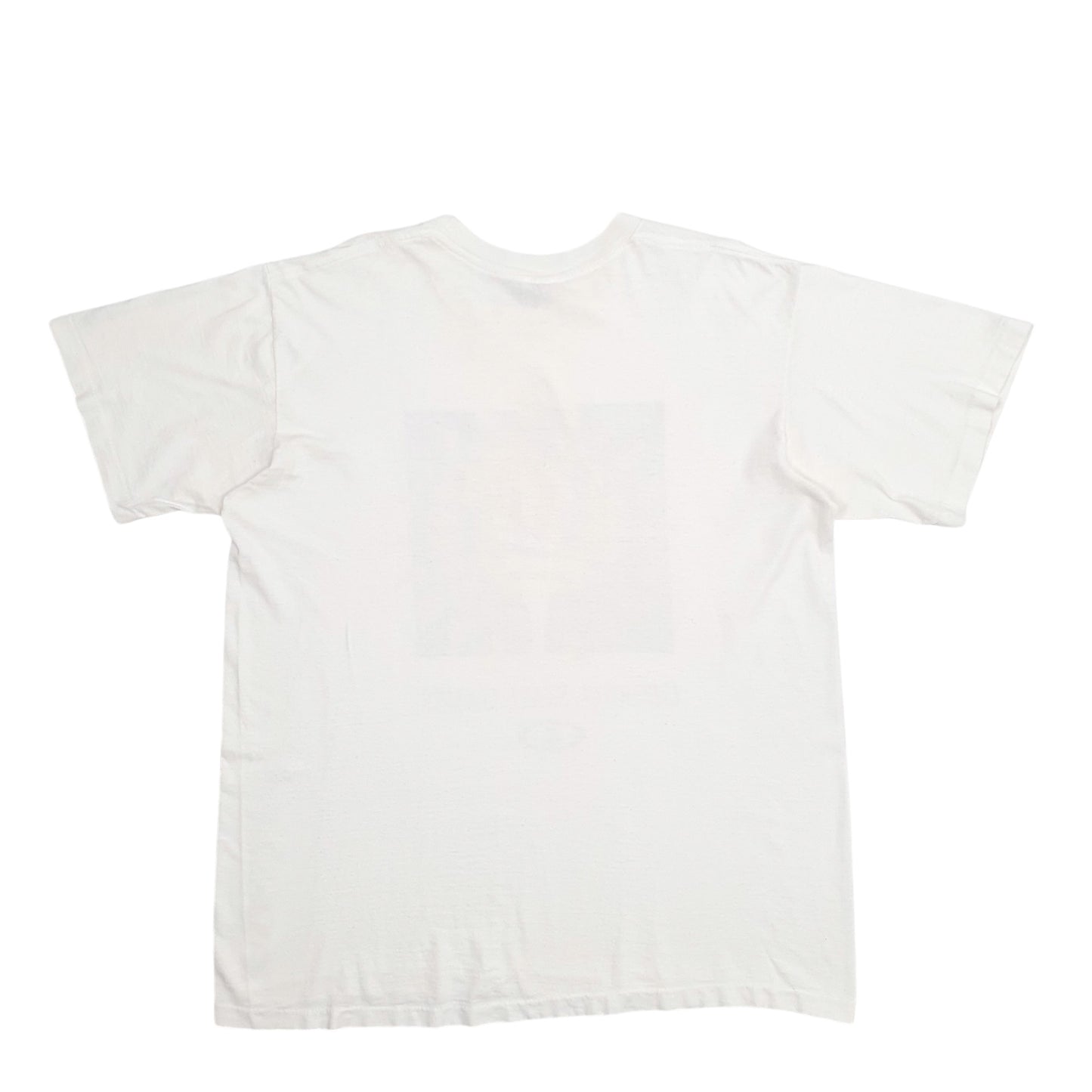 Mens White Georgia State Games Single Stitch Vintage 90s Short Sleeve T Shirt