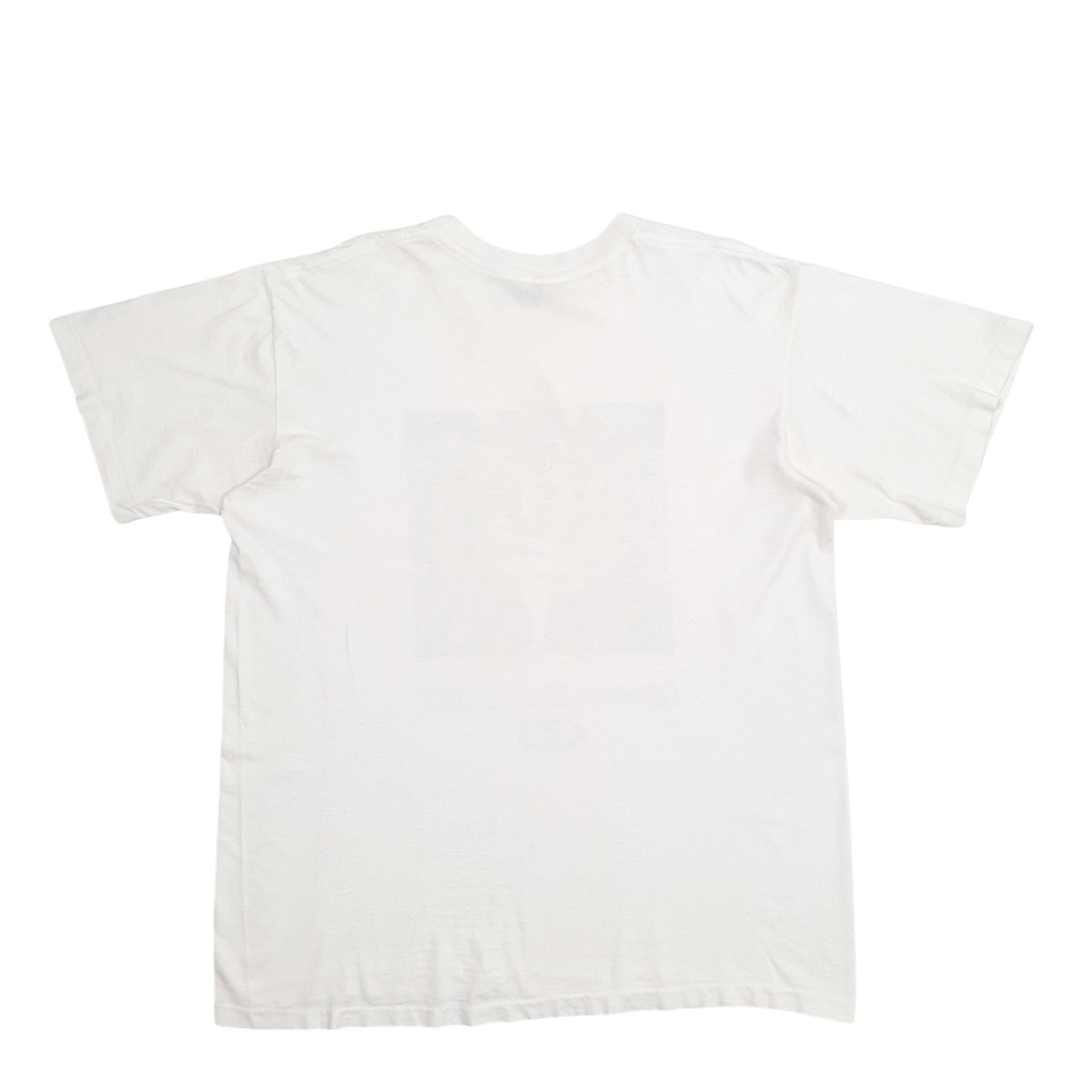 Mens White Georgia State Games Single Stitch Vintage 90s Short Sleeve T Shirt