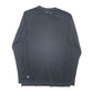 Mens Black Champion Double Dry Active Wear Notre Dame Long Sleeve T Shirt