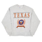 Mens Grey Hanes University of Texas Longhorns Made in USA Vintages 1990s Crewneck Jumper