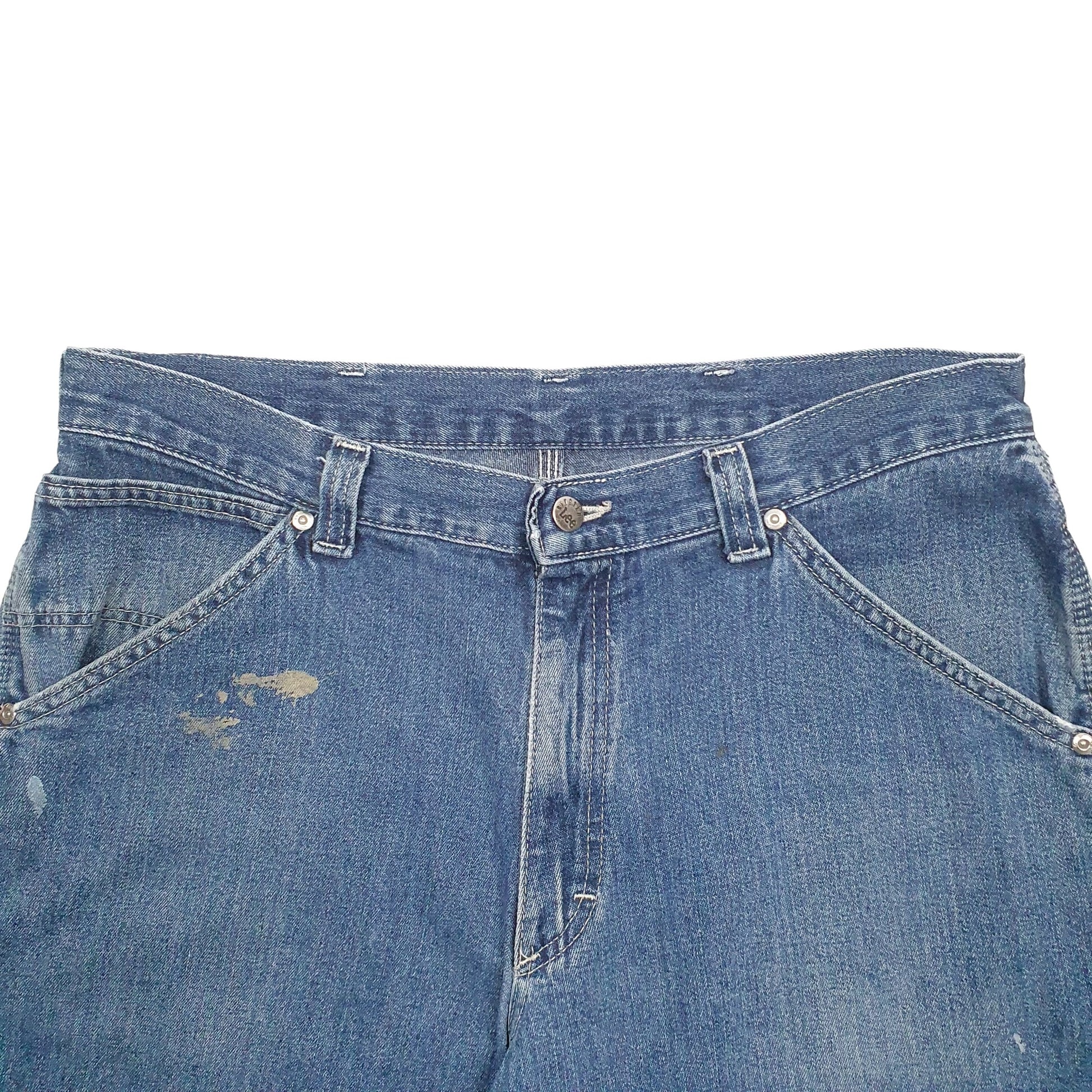 Mens Blue Lee  Carpenter Shorts