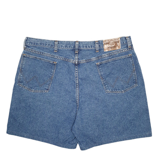 Mens Blue Wrangler Denim Jeans Jorts Denim Shorts