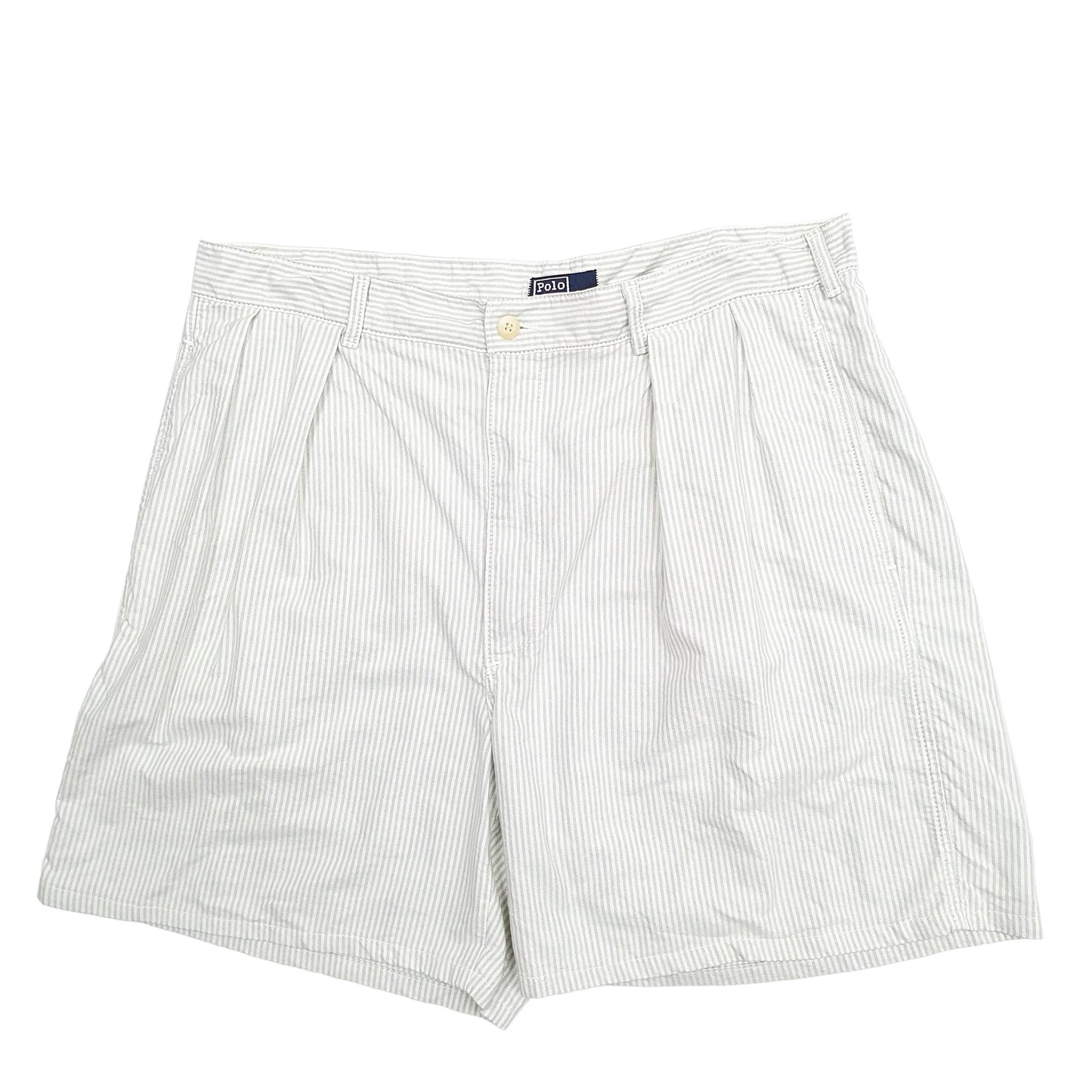 Mens White Polo Ralph Lauren Made In USA Vintage 80's Chino Shorts