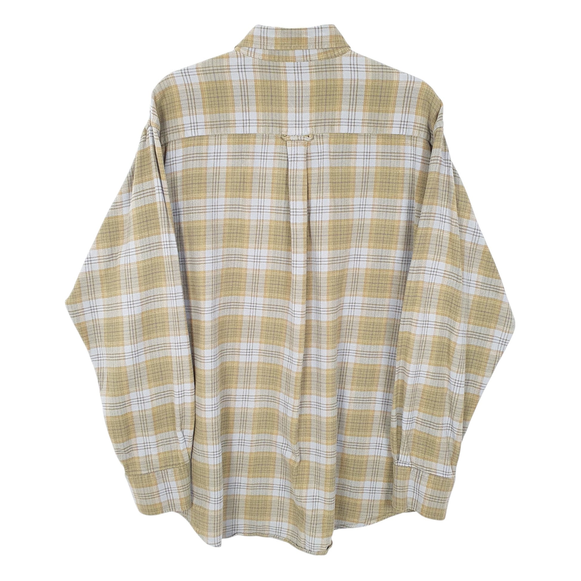 Mens Grey Barbour Flannel Overshirt Winter Check Long Sleeve Shirt