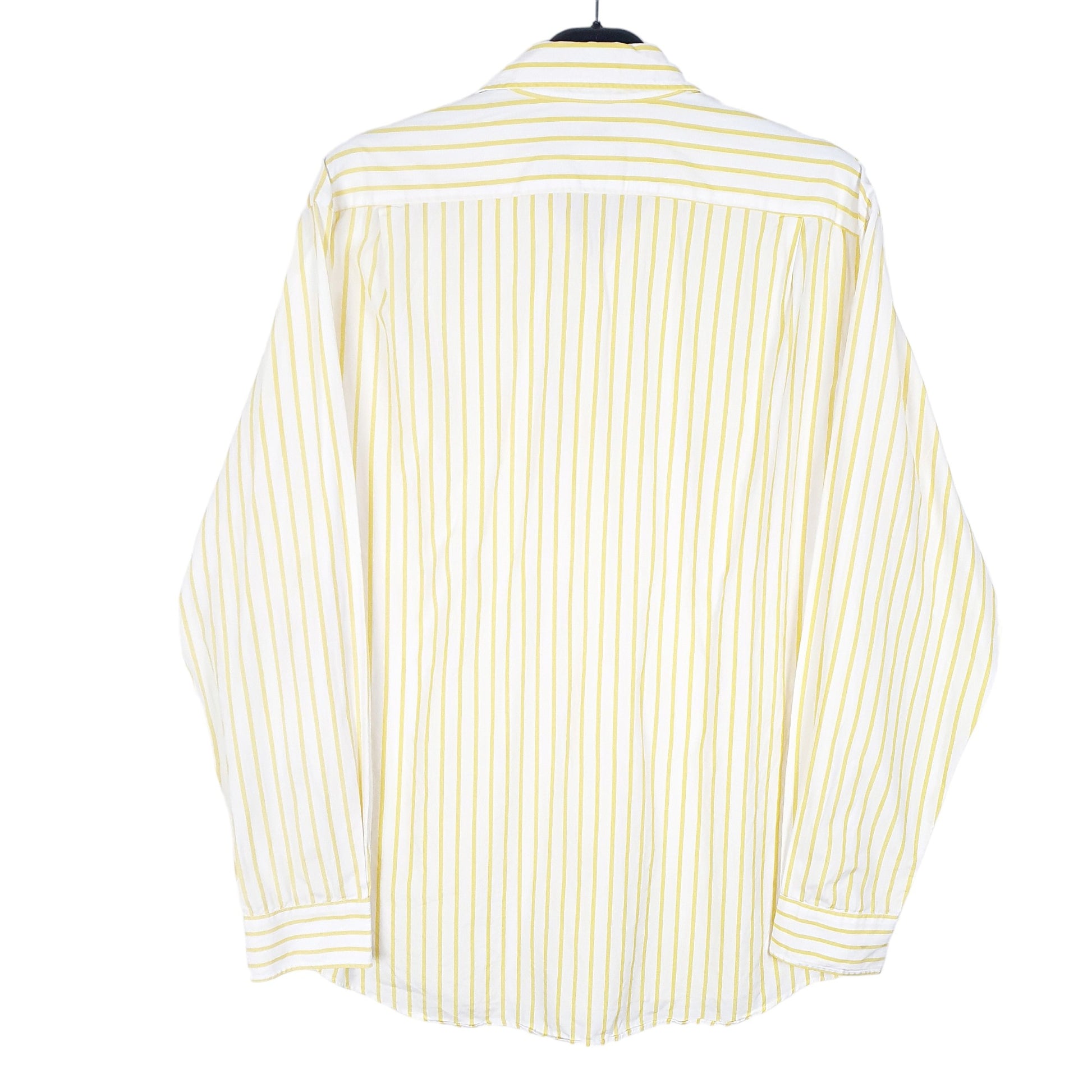 Mens White Lacoste  Long Sleeve Shirt