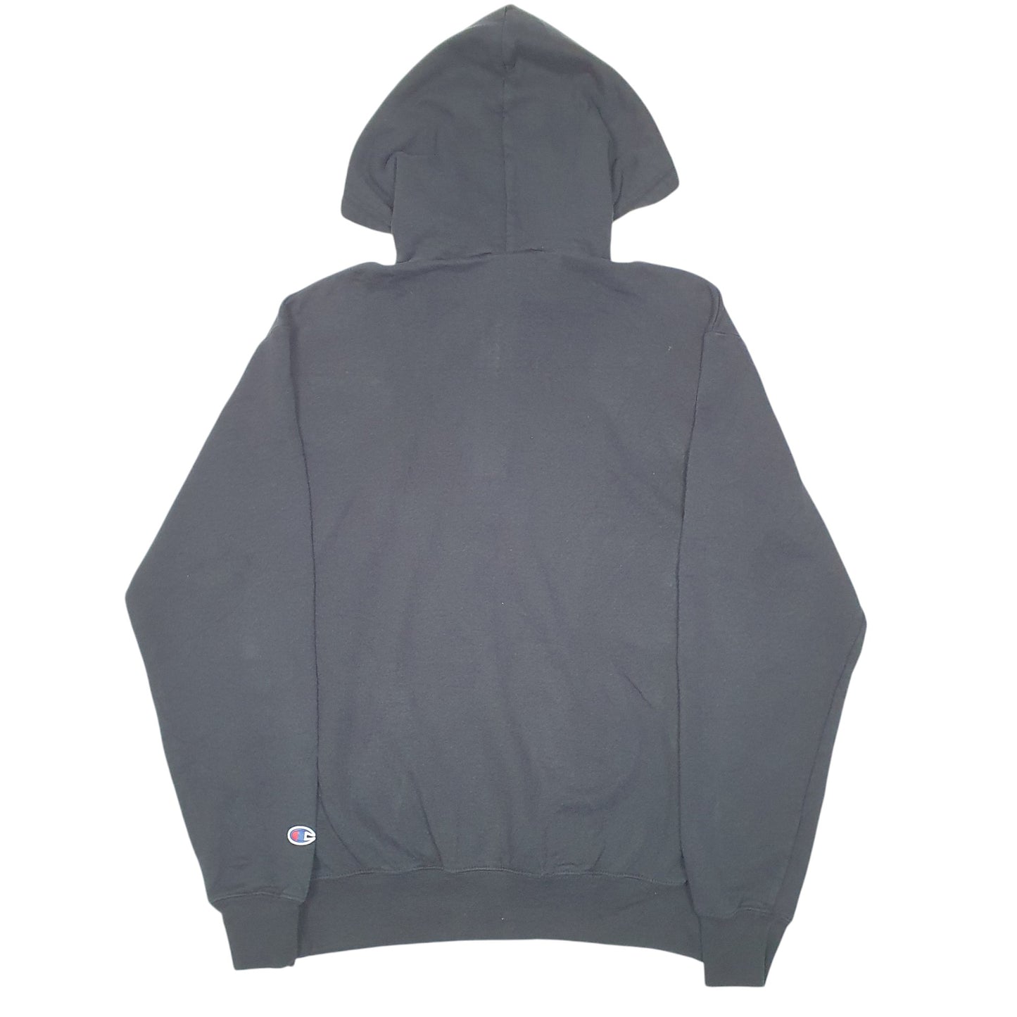 Mens Black Champion Half Zip George Washington University USA Hoodie Jumper