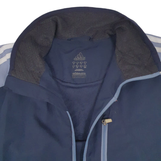 Mens Navy Adidas Climaproof Full Zip Coat