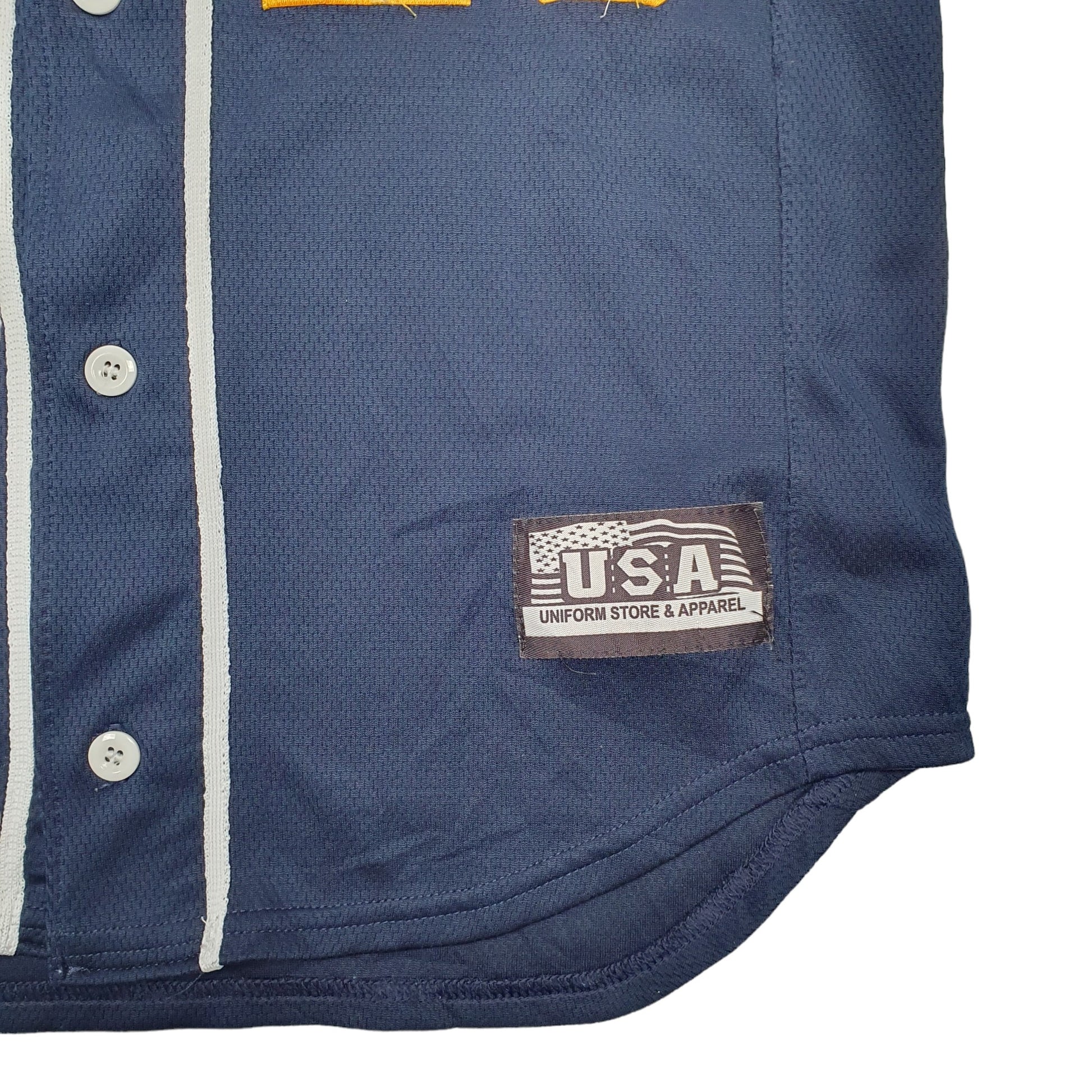 Mens Navy Unbranded Baseball Jersey Stods Select Short Sleeve T Shirt