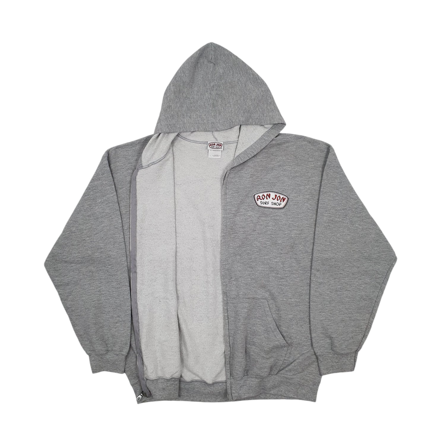 Mens Grey Ron Jon Surf Shop  Full Zip Jumper