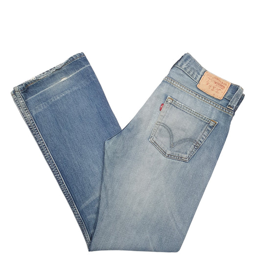 Mens Blue Levis Bootcut 512 JeansW34 L34