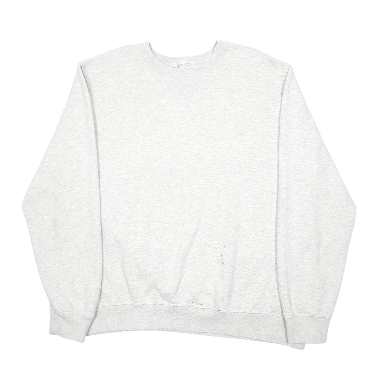 Mens Grey L.L.Bean Traditional Fit Crewneck Jumper