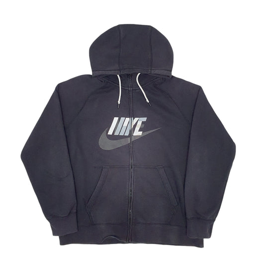 Mens Black Nike  Full Zip Jumper