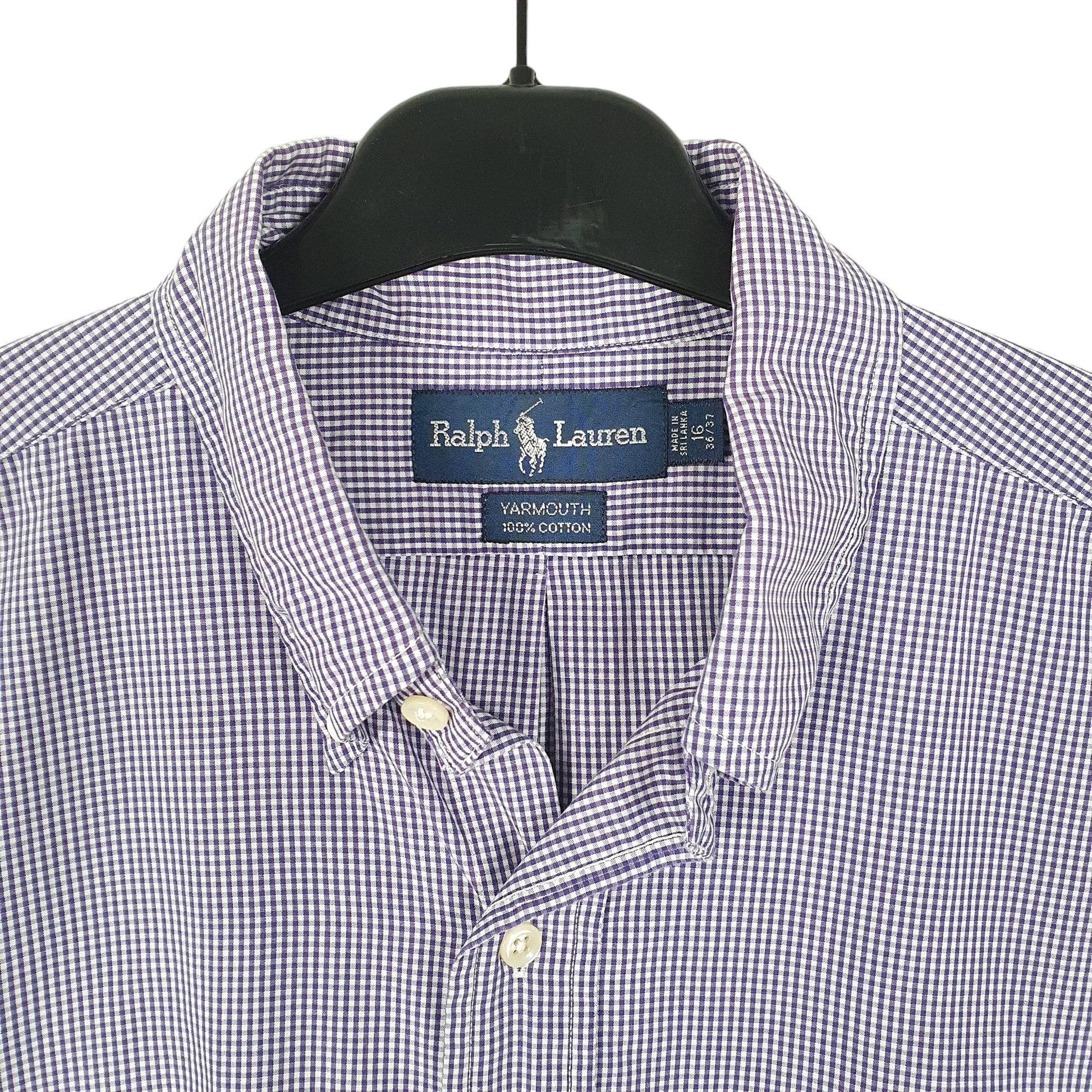 Mens Purple Ralph Lauren  Long Sleeve Shirt