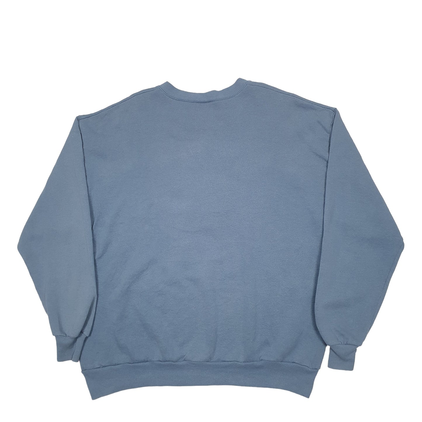 Mens Blue Jerzees  Crewneck Jumper