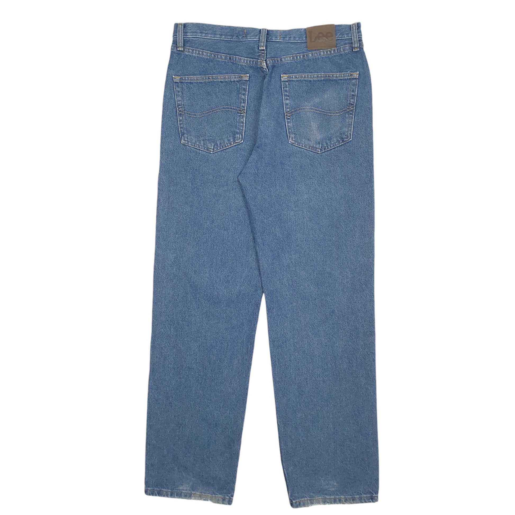 Mens Blue Lee Relaxed Casual JeansW33 L32