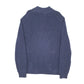 Mens Navy Calvin Klein Chunky Knit Quarter Zip Jumper