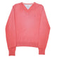 Mens Pink Tommy Hilfiger  V Neck Jumper