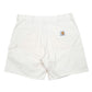 Mens Cream Carhartt Workwear Painter Union Made In USA Carpenter Shorts