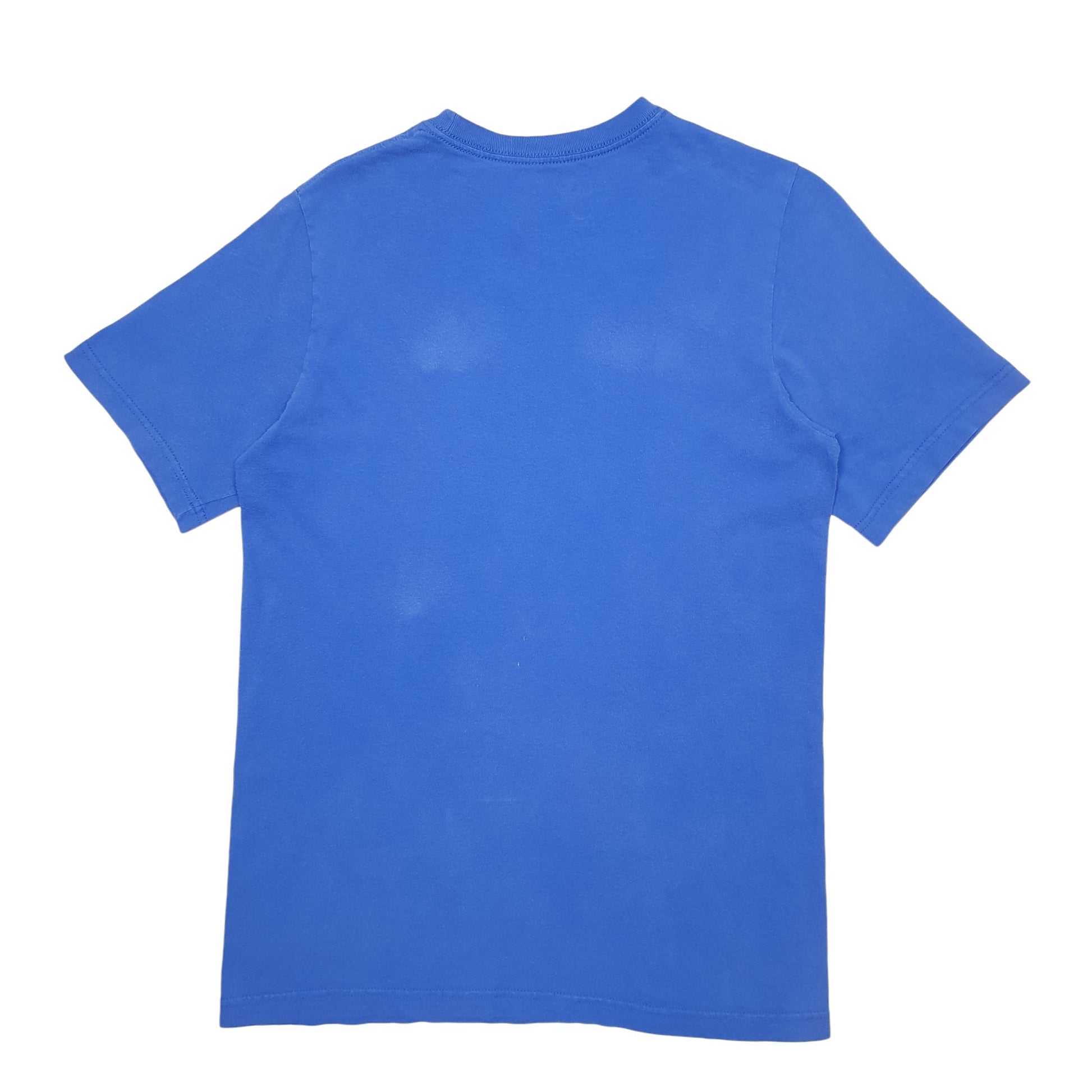 Mens Blue Nike Spellout Short Sleeve T Shirt