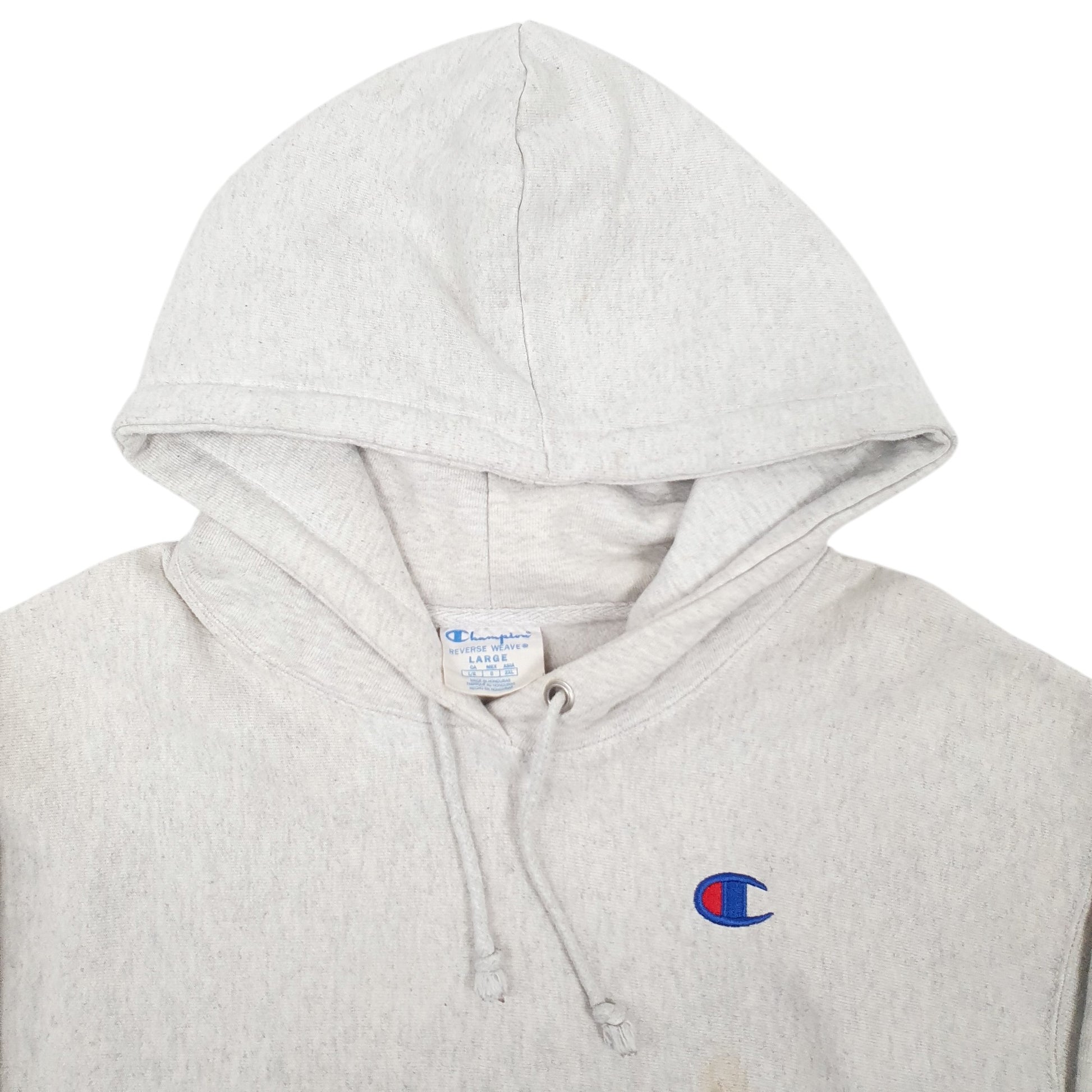 Womens Grey Champion Reverse Weave Hoodie Jumper