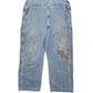 Mens Blue Dickies Denim Bib Overalls Dungaree Trousers