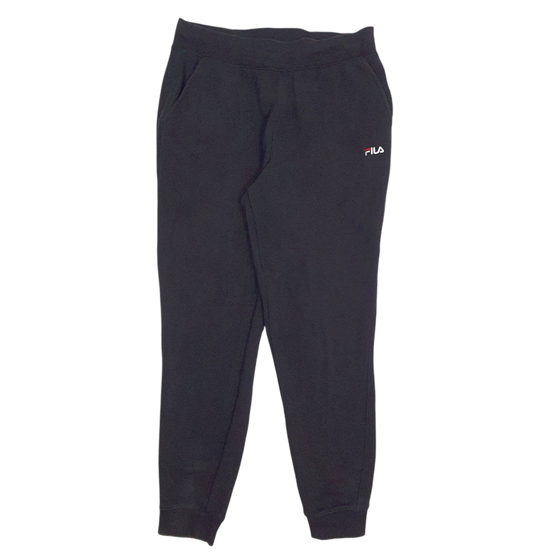 Mens Black Fila  Jogger Trousers
