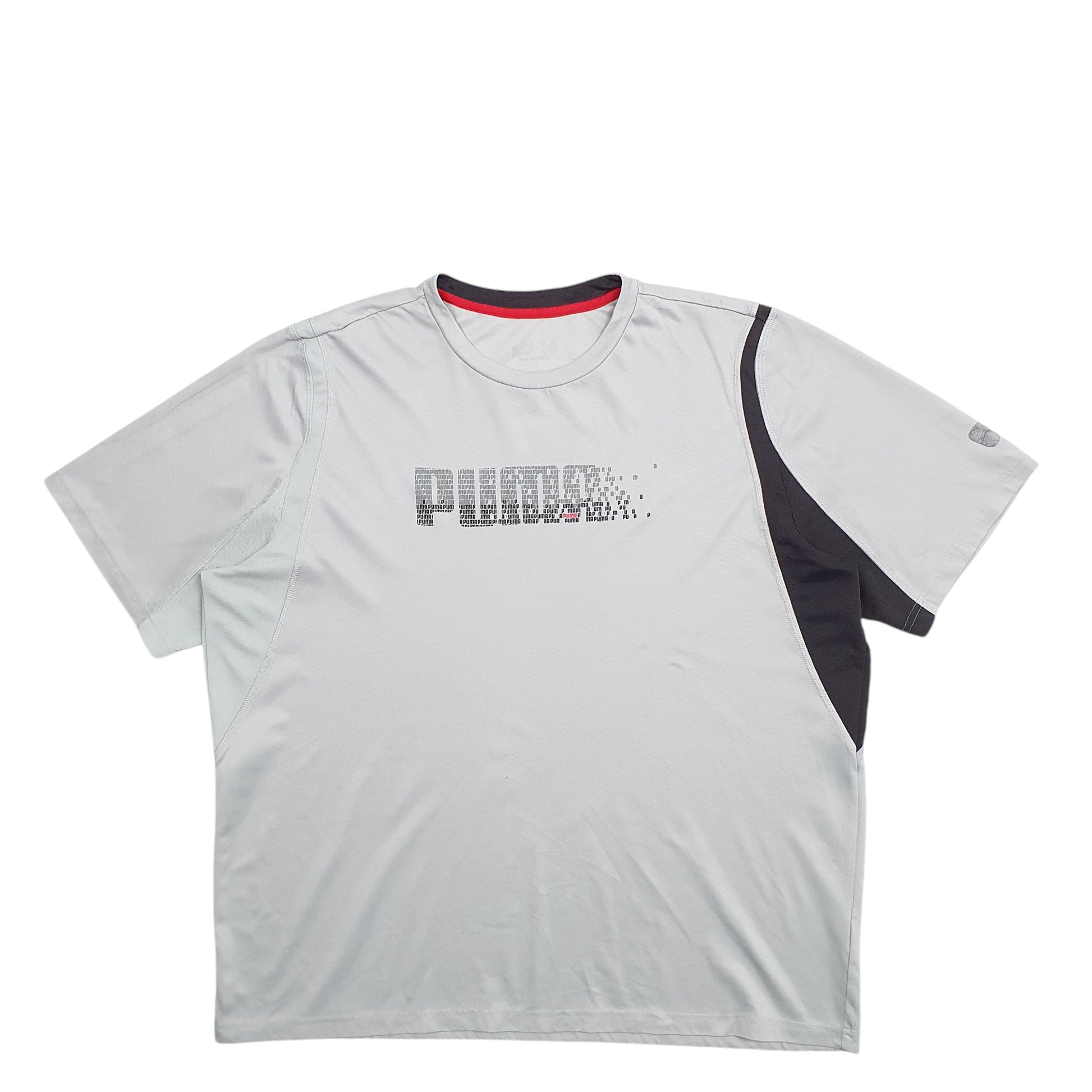 Mens Grey Puma  Short Sleeve T Shirt