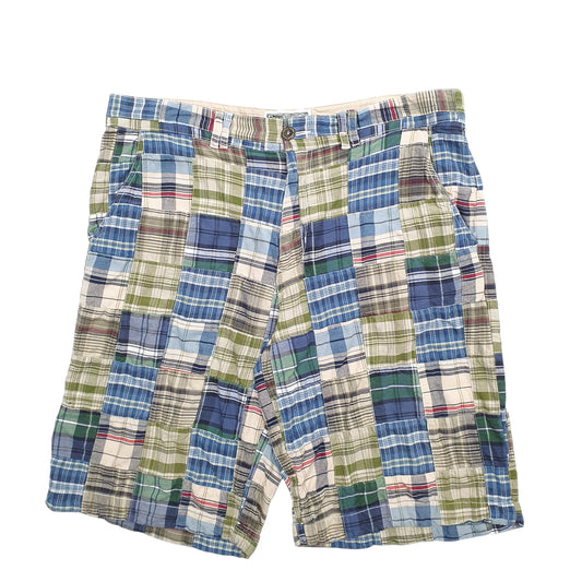 Mens Blue Free Press Madras Ivy League Chino Shorts
