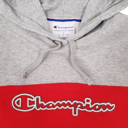 Mens Red Champion  Hoodie Jumper