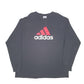 Mens Black Adidas  Long Sleeve T Shirt