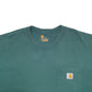 Mens Green Carhartt  Short Sleeve T Shirt