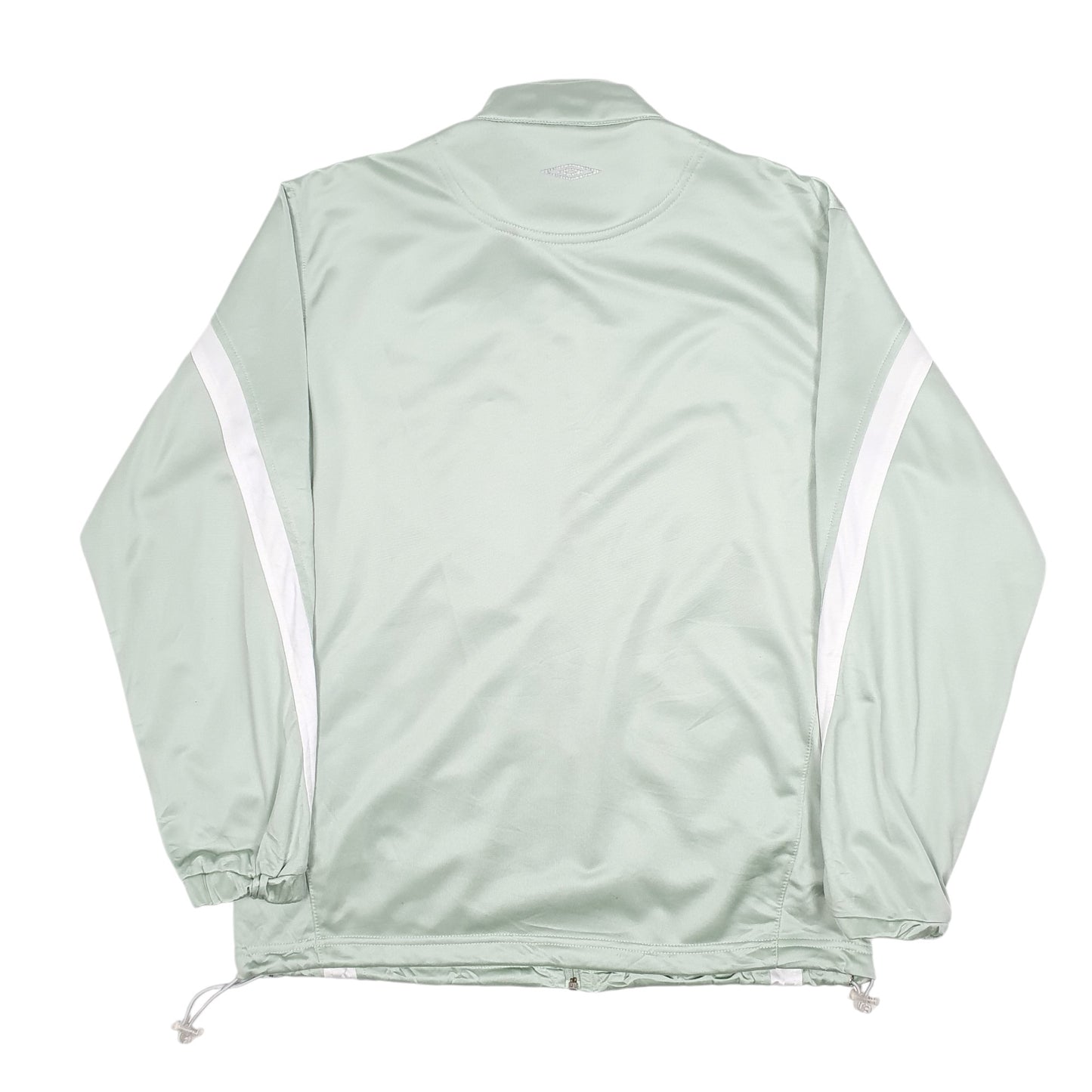 Mens Green Umbro Track Top Active Full Zip Jumper