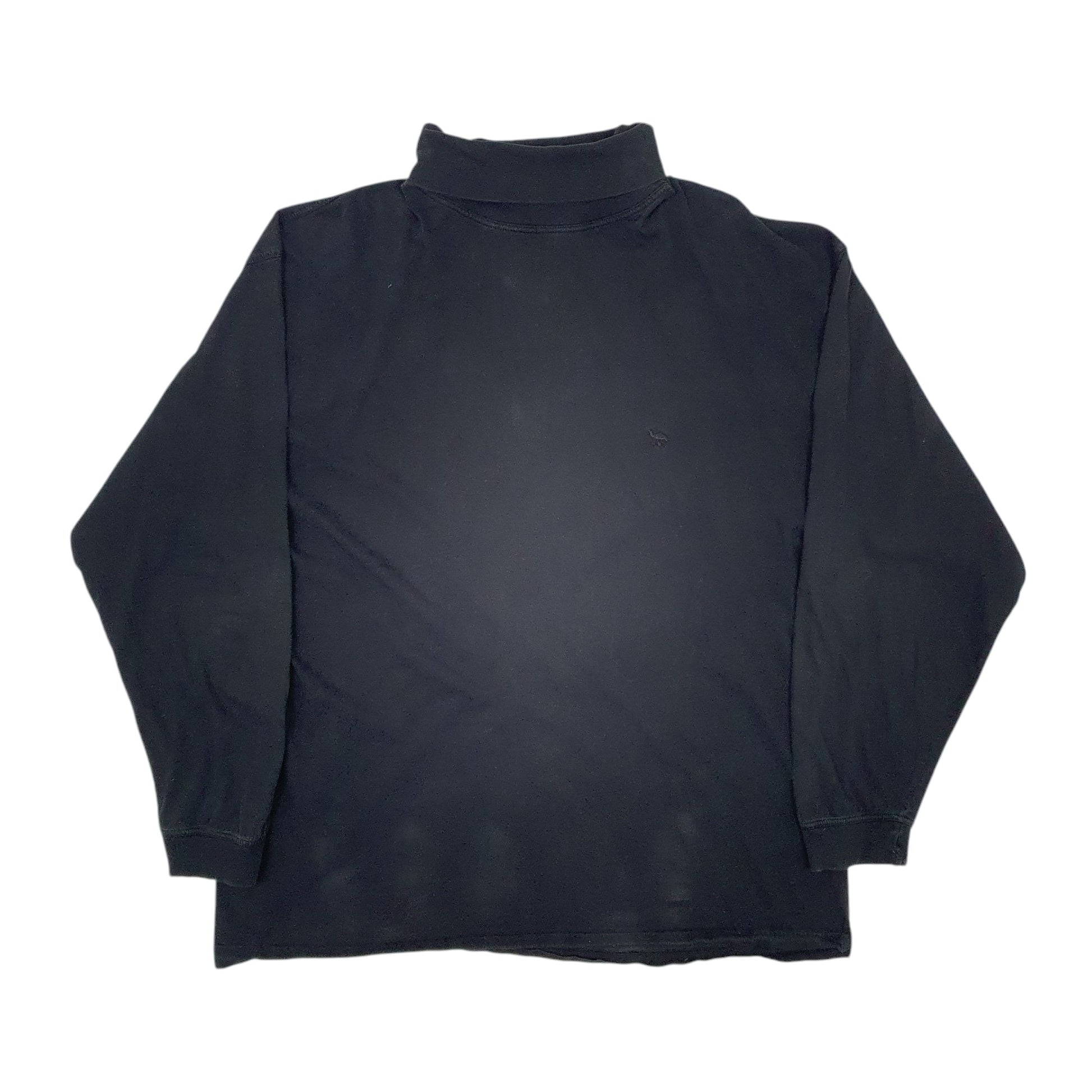 Mens Black Camel Lightweight Crewneck Jumper