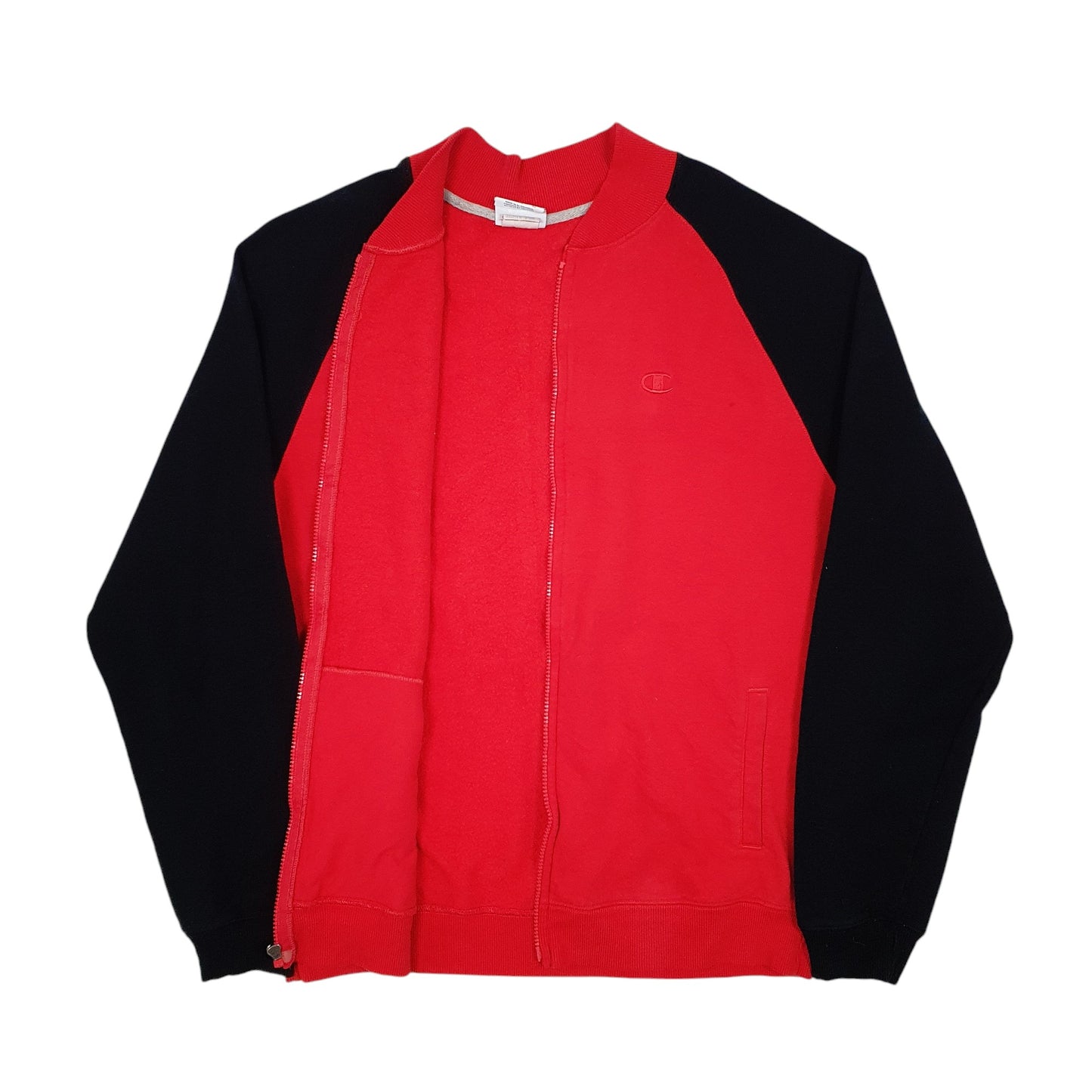 Mens Red Champion  Full Zip Jumper