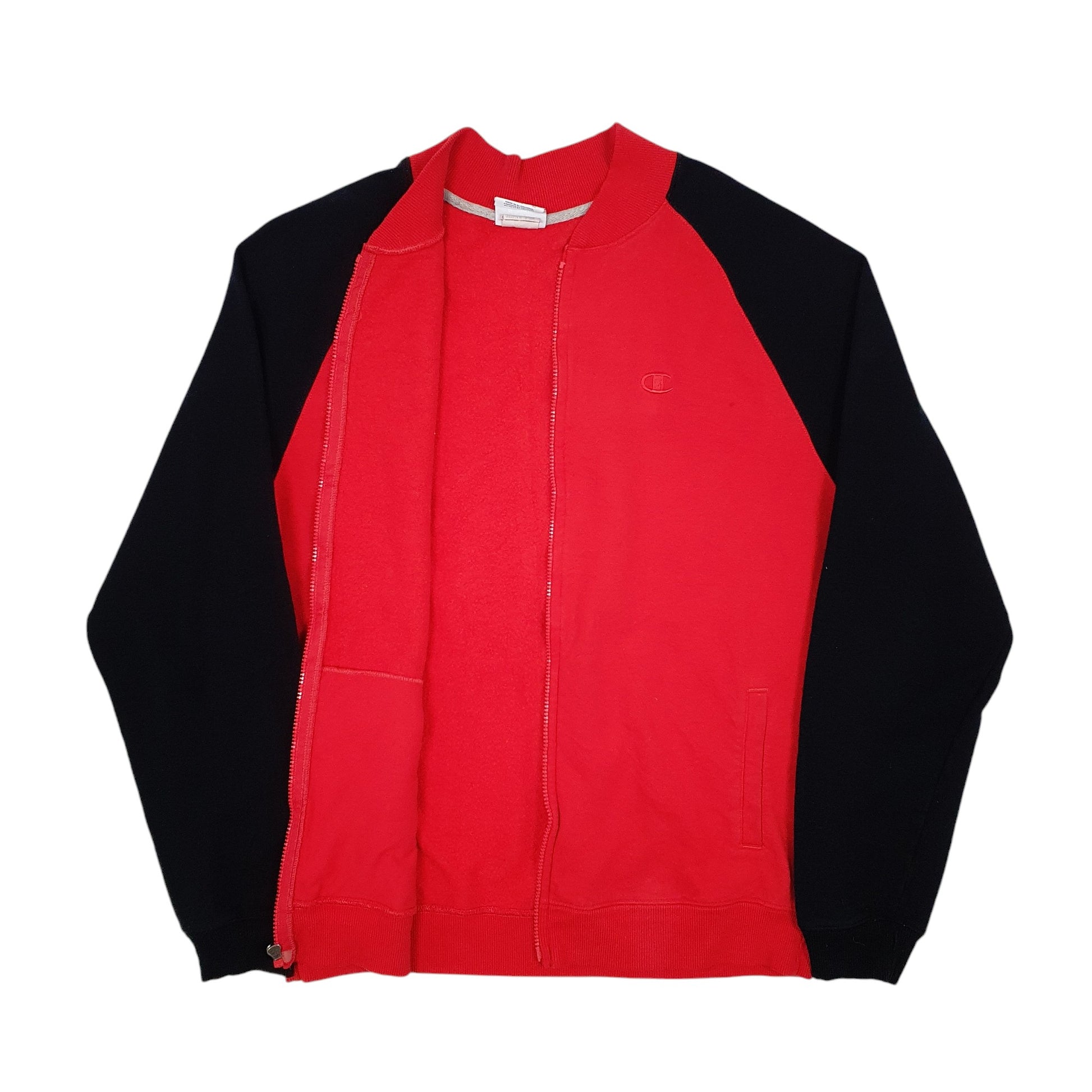 Mens Red Champion  Full Zip Jumper