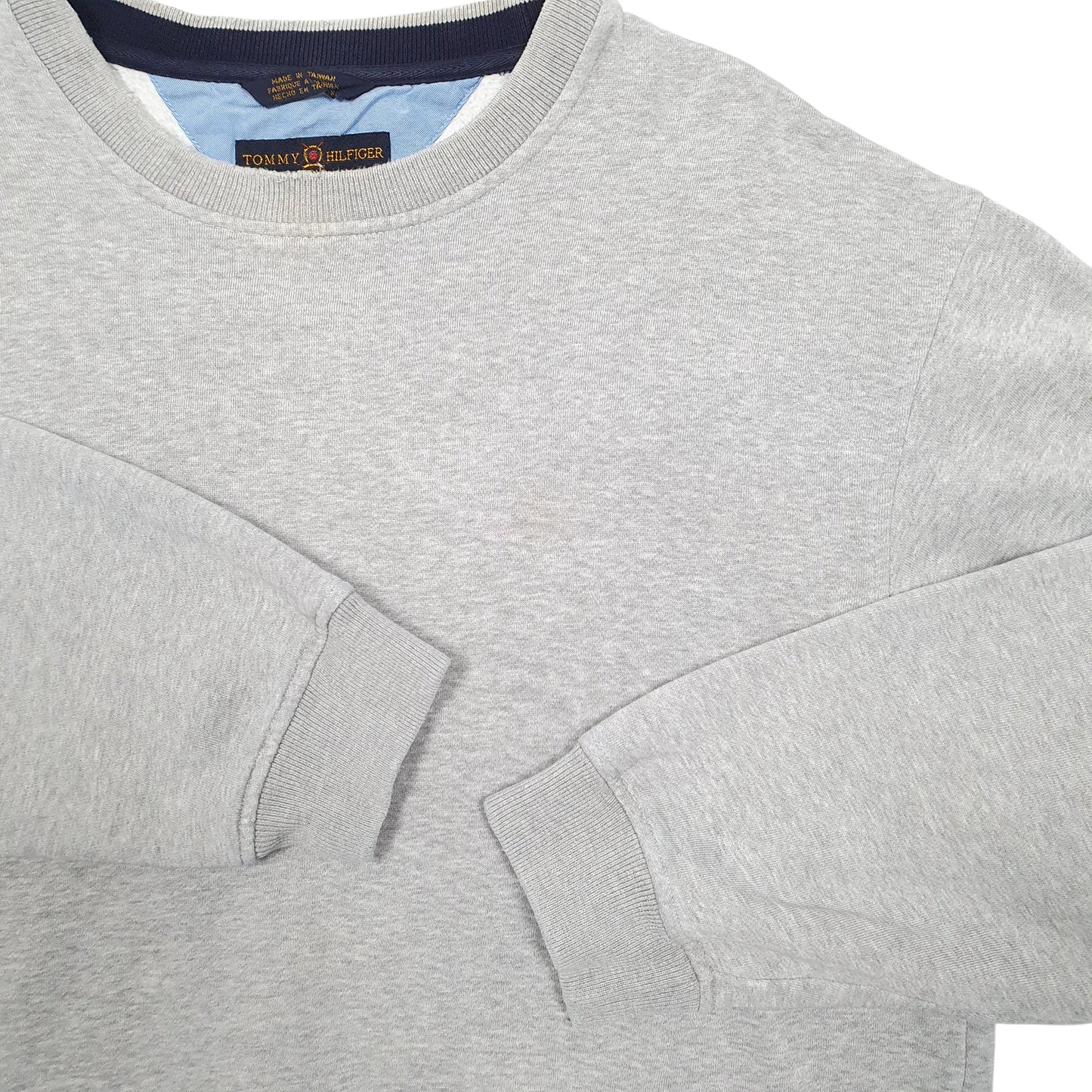 Mens Grey Tommy Hilfiger Golf Crewneck Jumper