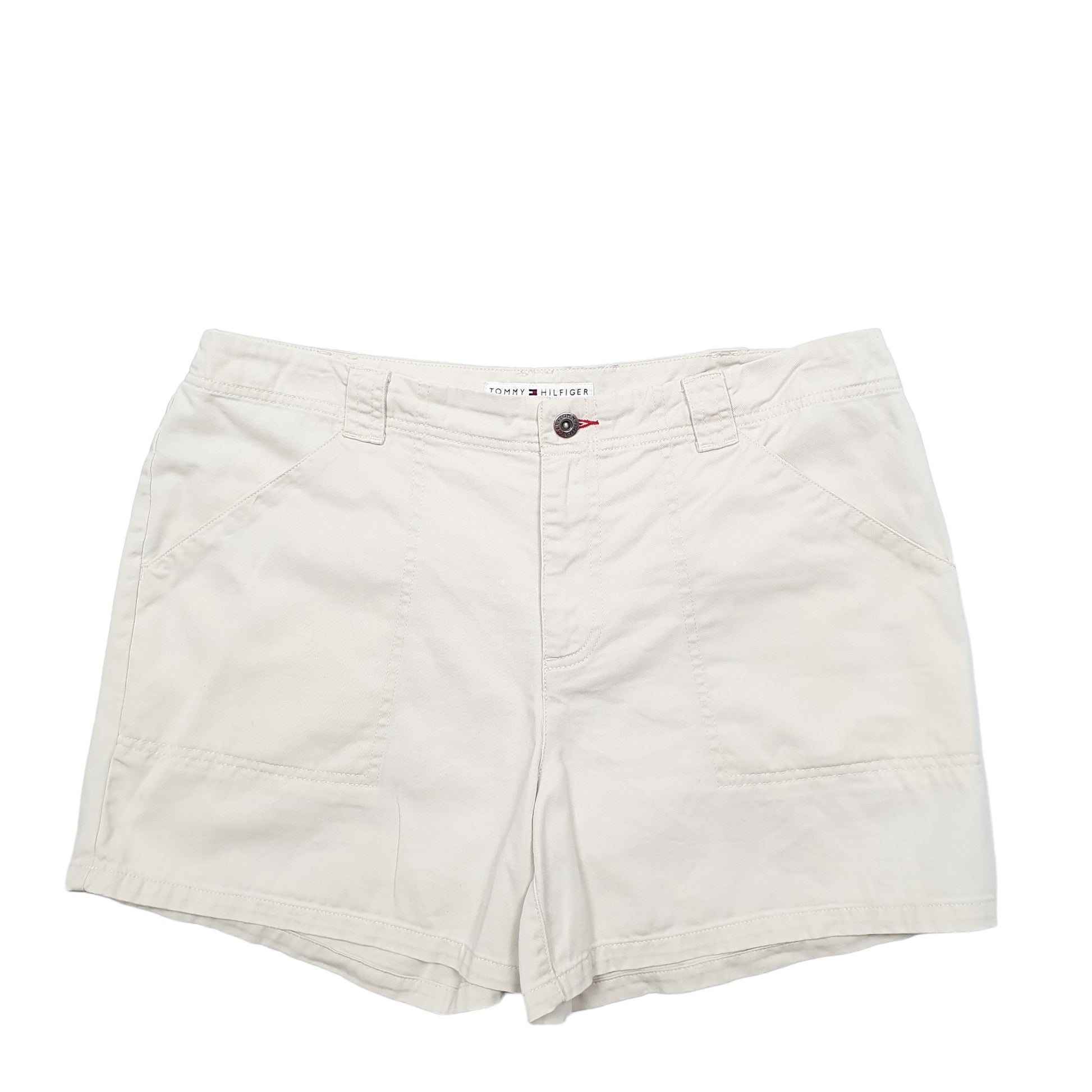 Womens Beige Tommy Hilfiger  Chino Shorts