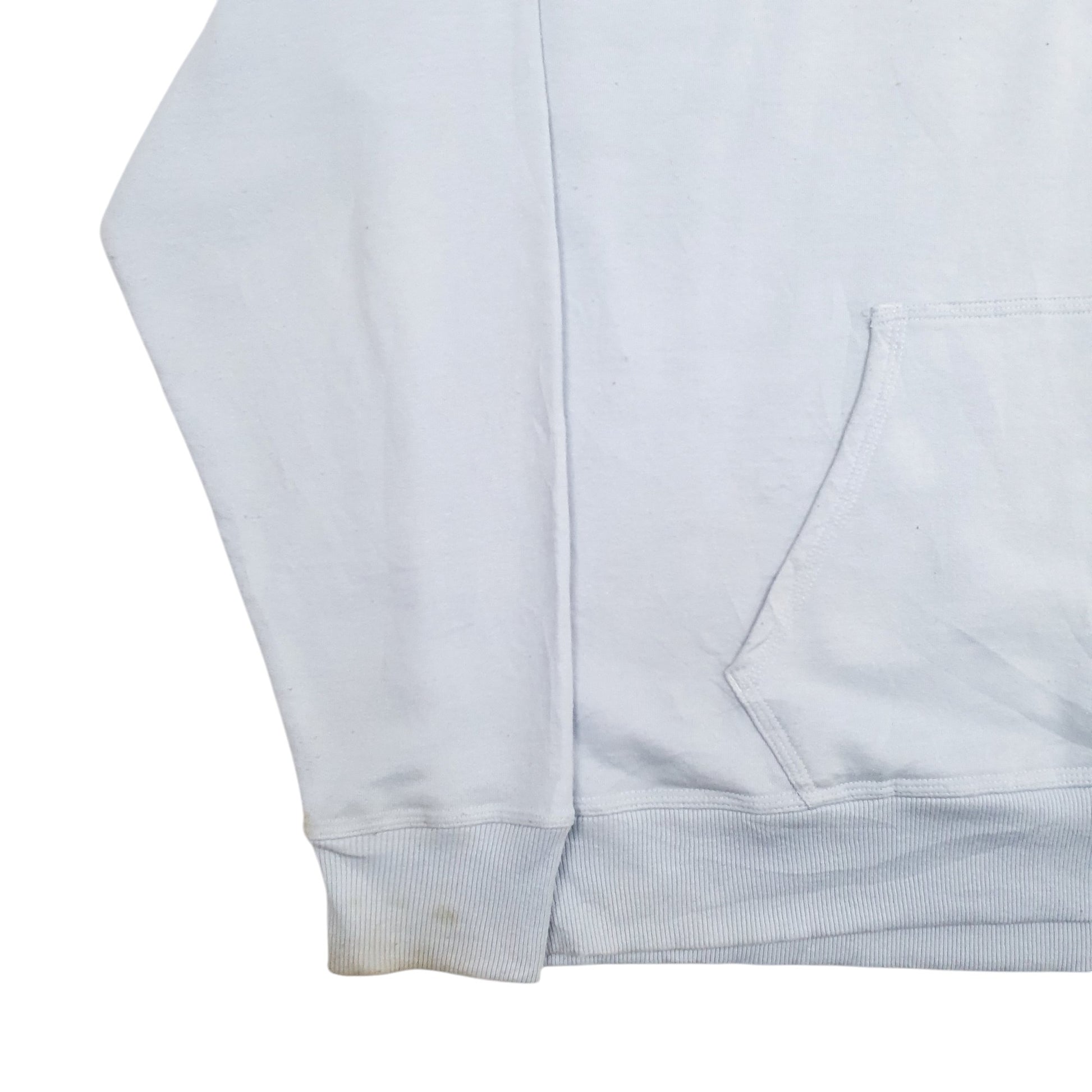 Mens Blue Champion Spellout Hoodie Jumper