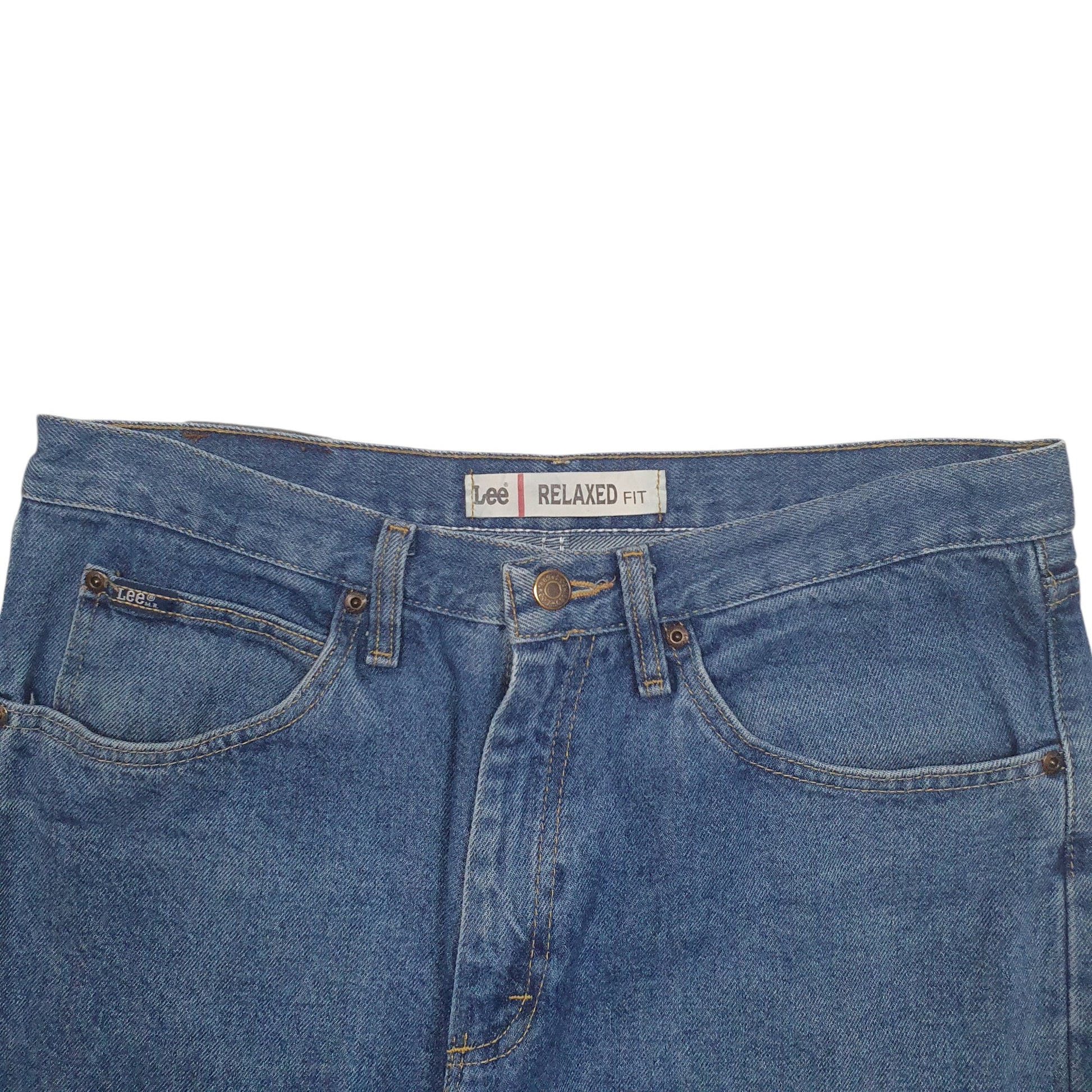 Mens Blue Lee Relaxed Casual JeansW33 L32