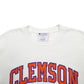Mens White Champion Clemson Spellout Crewneck Jumper