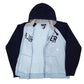 Mens Blue Tommy Hilfiger Spellout Full Zip Jumper