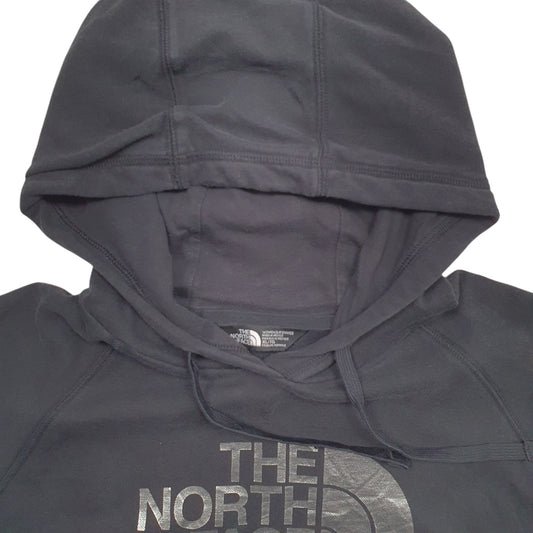 Womens Black The North Face Spellout Hoodie Jumper